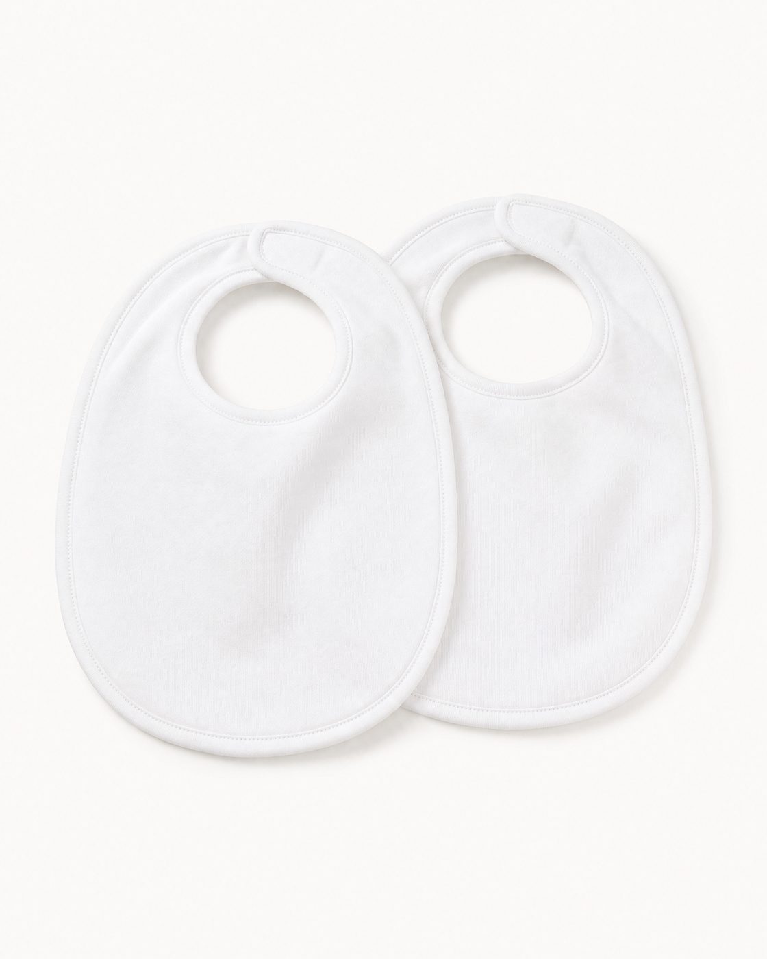 Pure White Bib 2-Pack