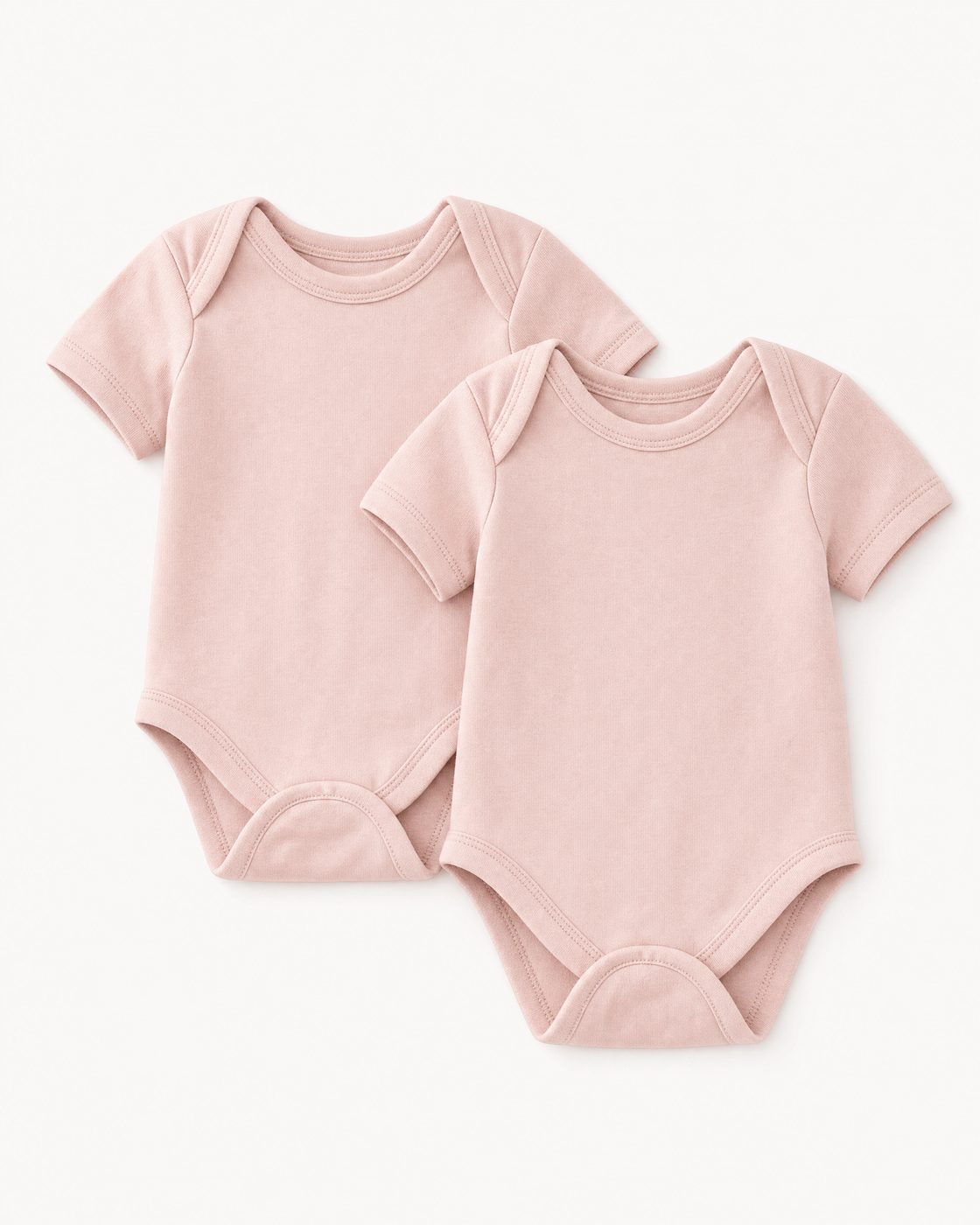 Bodysuit 2-Pack, Blush Pink